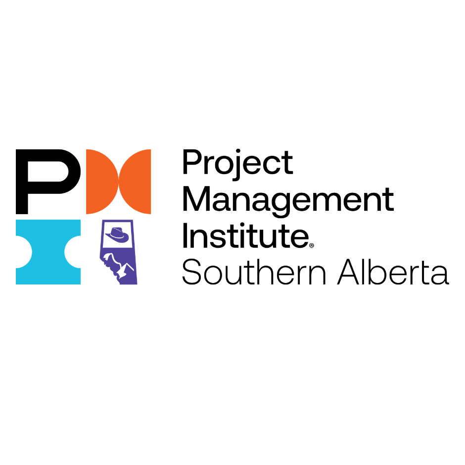 PMI-SAC Colour Text Logo, Project Management Institute. Southern Alberta