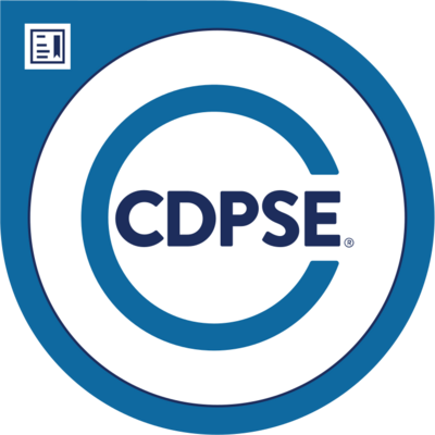 CDPSE certification badge