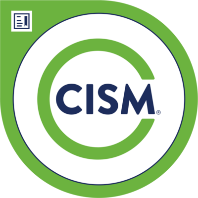 CISM certification badge